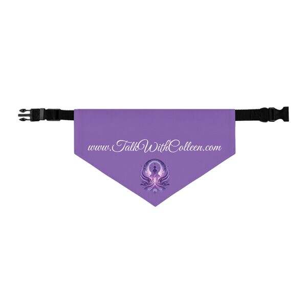 Cool Pet Bandana Collar with Spiritual Design - Perfect for Dog Lovers - Image 4