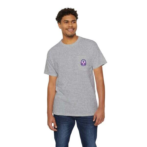 Talk With Colleen Unisex Heavy Cotton Pocket Tee – Everyday Comfort with Signature Style - Image 12