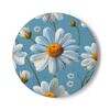 Daisy Floral Ceramic Coaster - Motivational Home Decor