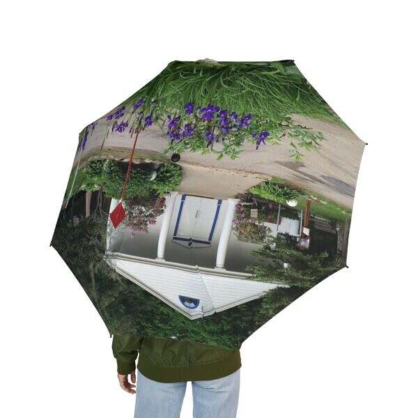 Healing Temple Umbrella – Stylish Protection for Rainy Days - Image 4