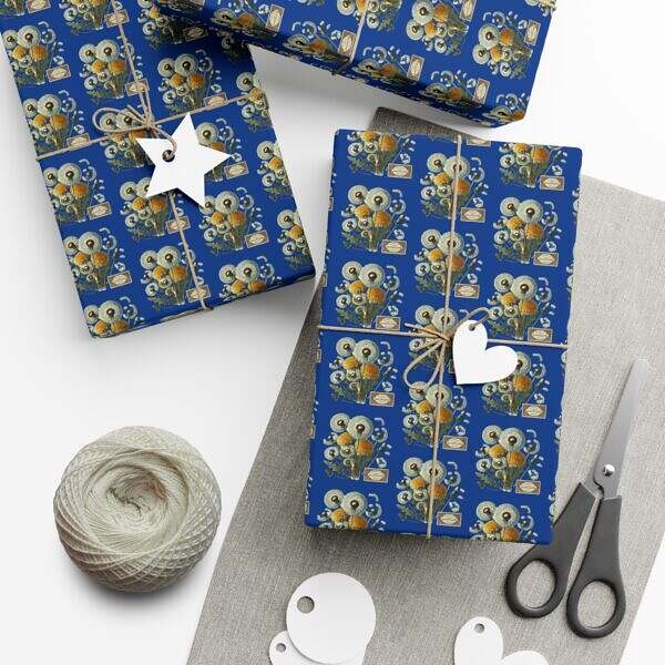 Midnight Wishes Dandelion Gift Wrap - Image 6