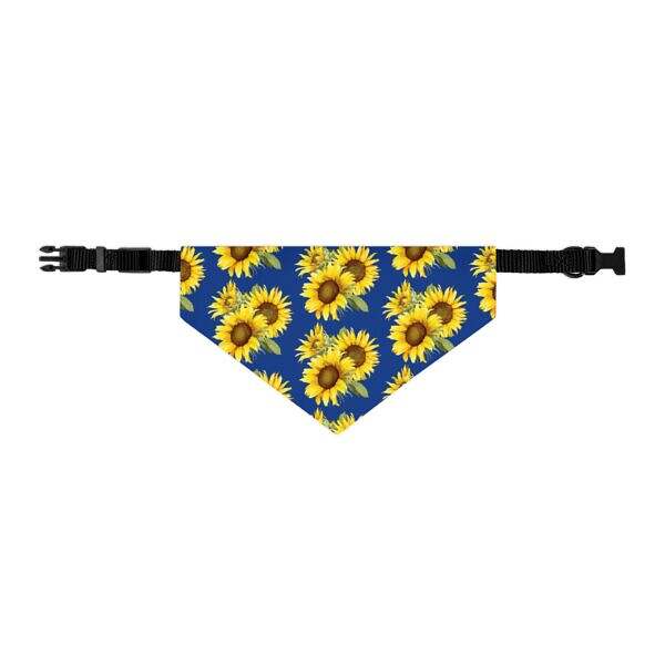 Sunflower Pattern Pet Bandana Collar – Perfect for Dogs on Sunny Days - Image 6
