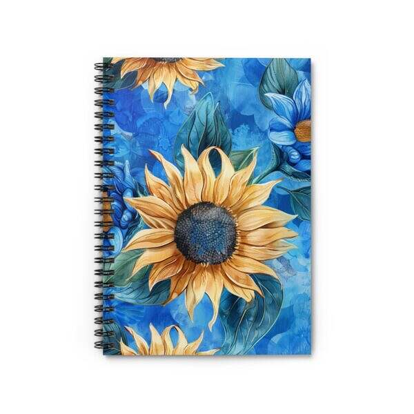 Sunflower Spiral Notebook - Be Proud of Yourself
