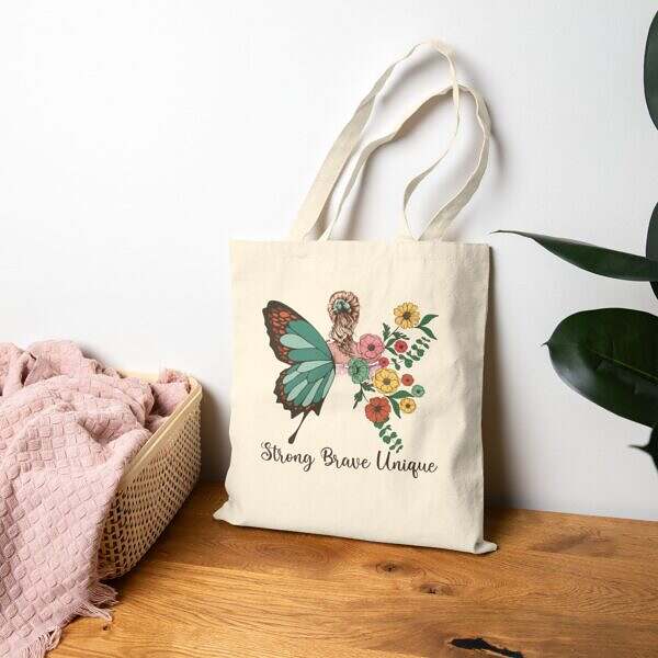 Butterfly Tote Bag - Eco-Friendly Design for Nature Lovers - Image 3