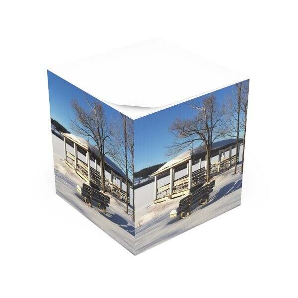 Lily Dale Boathouse Note Cube - Perfect for Home Office & Spirituality Enthusiasts - Image 3