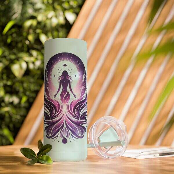 Skinny Matte Tumbler – Inspiring Drinkware for Your Daily Journey - Image 16