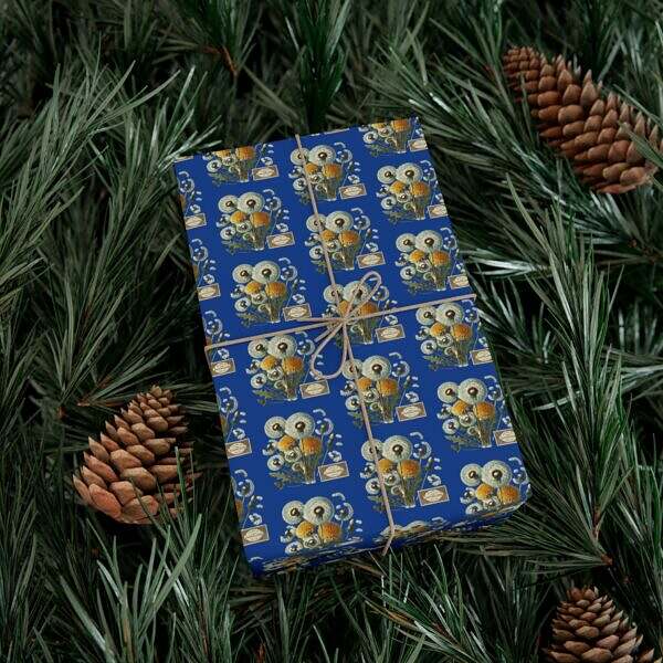Midnight Wishes Dandelion Gift Wrap - Image 8