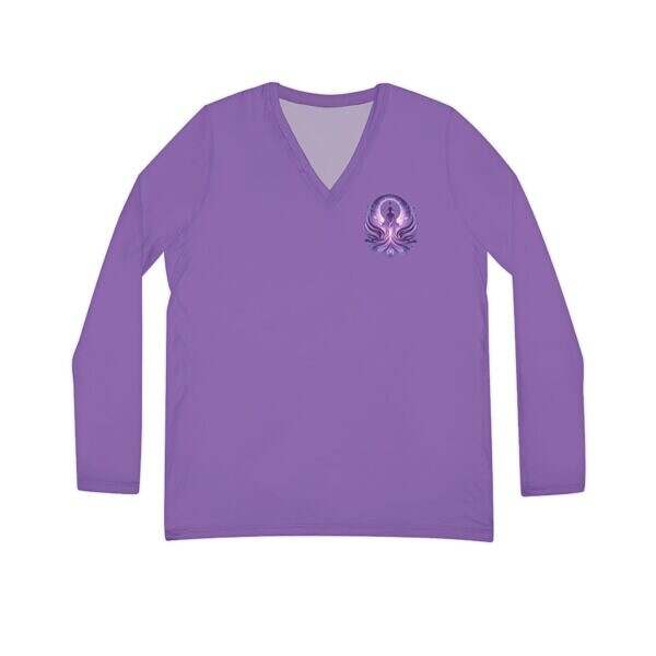 Talk With Colleen Long Sleeve Logo V-Neck
