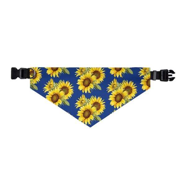 Sunflower Pattern Pet Bandana Collar – Perfect for Dogs on Sunny Days - Image 2
