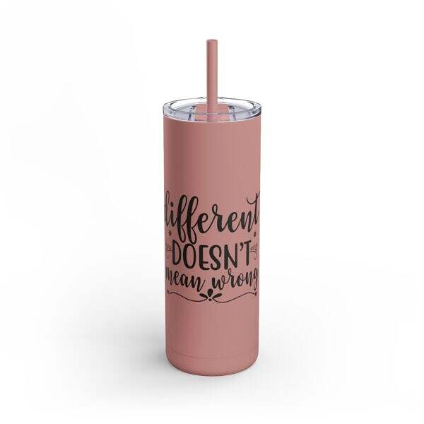 Skinny Matte Tumbler – Inspiring Drinkware for Your Daily Journey - Image 2
