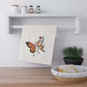 Believe in Yourself Floral Tea Towels – Brighten Your Kitchen Decor