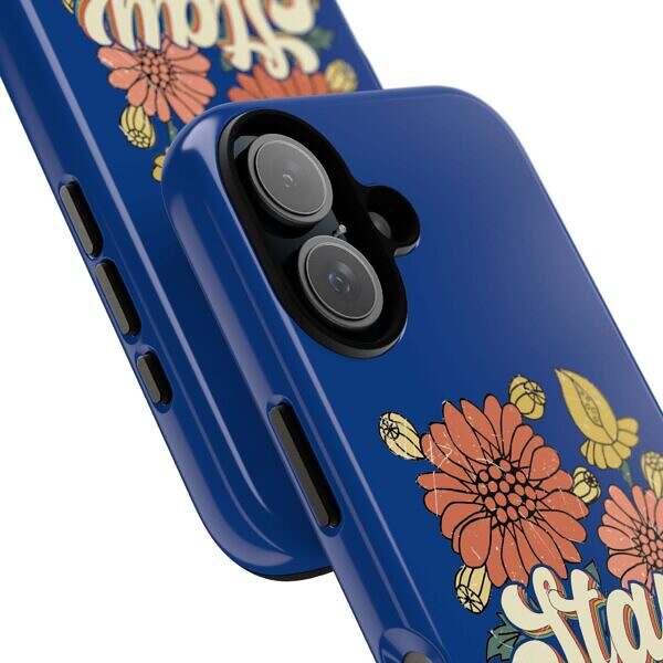 Stay Positive Phone Case - Floral Design for Optimists - Image 4