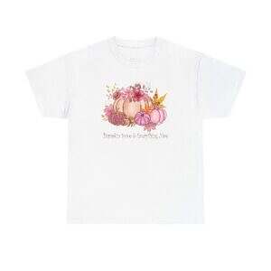 Fall Pumpkin Spice Unisex Heavy Cotton Tee
