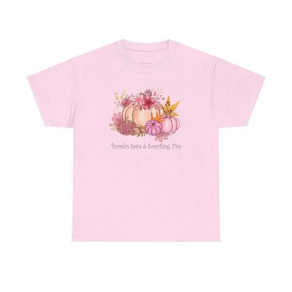 Fall Pumpkin Spice Unisex Heavy Cotton Tee - Image 14