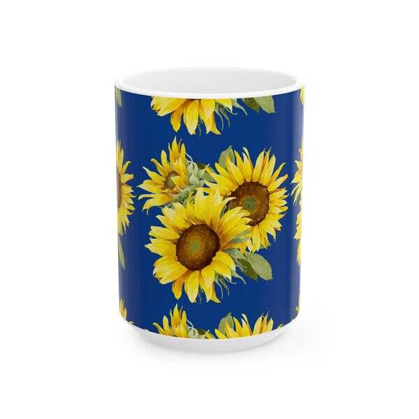 Sunflower Bliss Ceramic Mug – 11oz & 15oz – Brighten Every Sip - Image 9