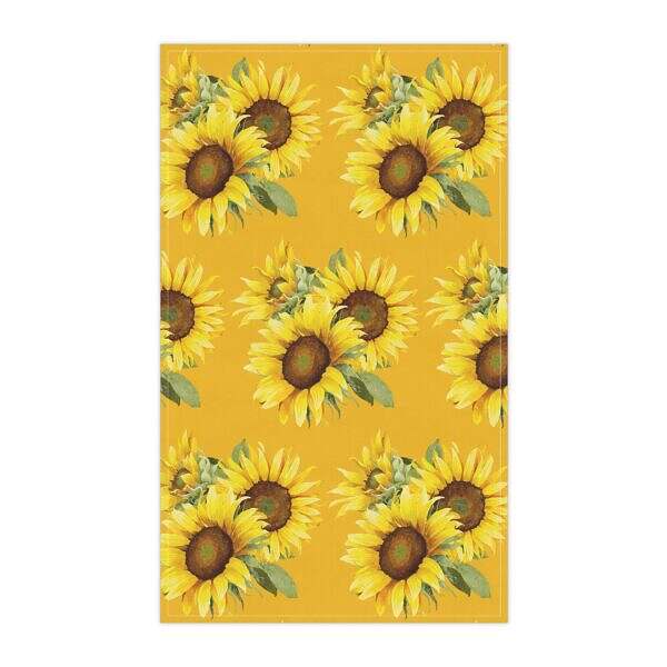 Sunflower Floral Tea Towels – Brighten Your Kitchen Decor - Image 2
