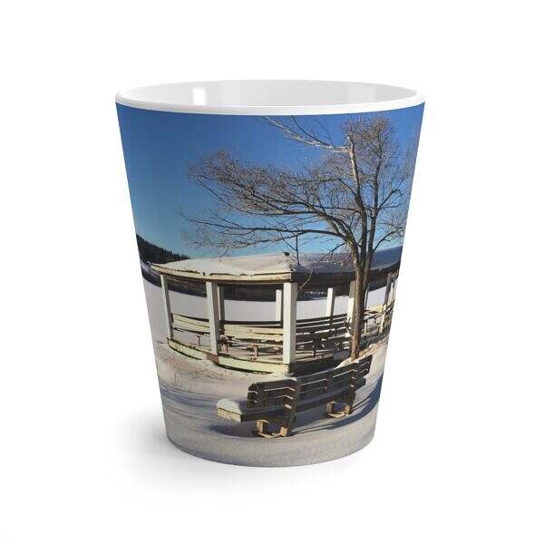 Lily Dale Boathouse Latte Mug - Image 2