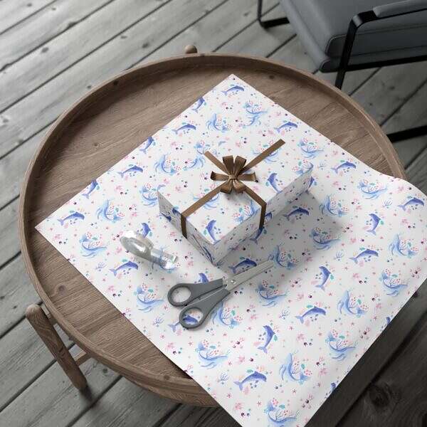 Playful Ocean Wrapping Paper - Image 7
