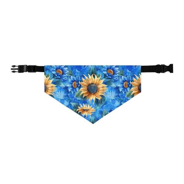 Sunflower Pattern Pet Bandana Collar – Perfect for Dogs on Sunny Days - Image 7