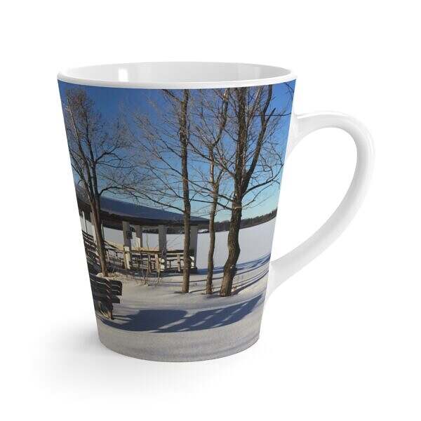 Lily Dale Boathouse Latte Mug - Image 3