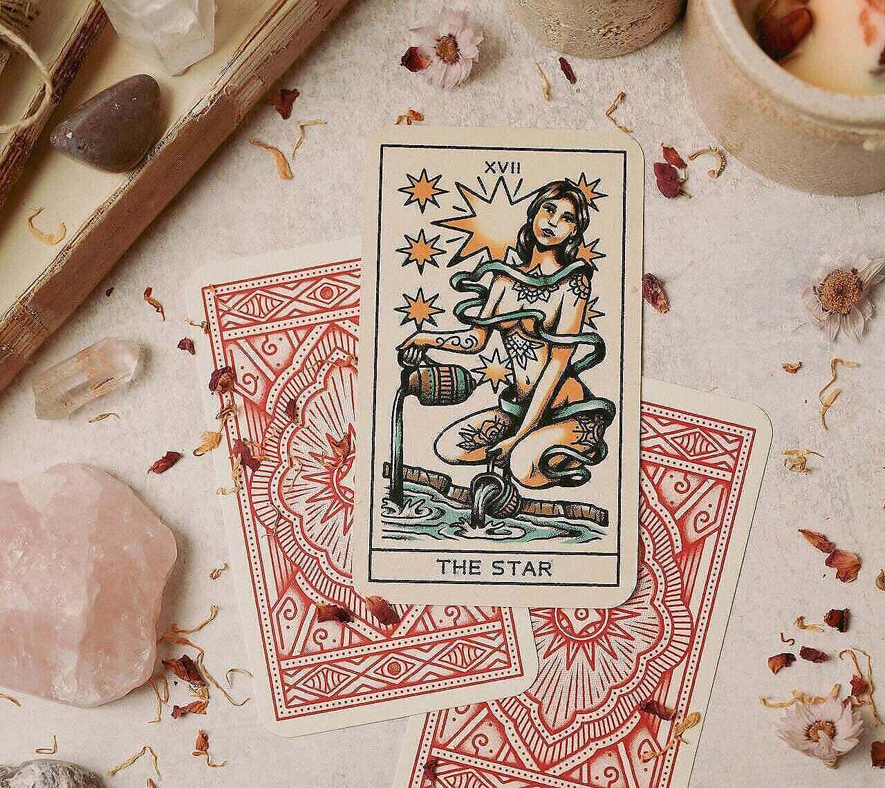 where is my spiritual business heading? Image of the star card of Tarot.
