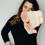It starts with you. Image of a woman pointing at the camera.