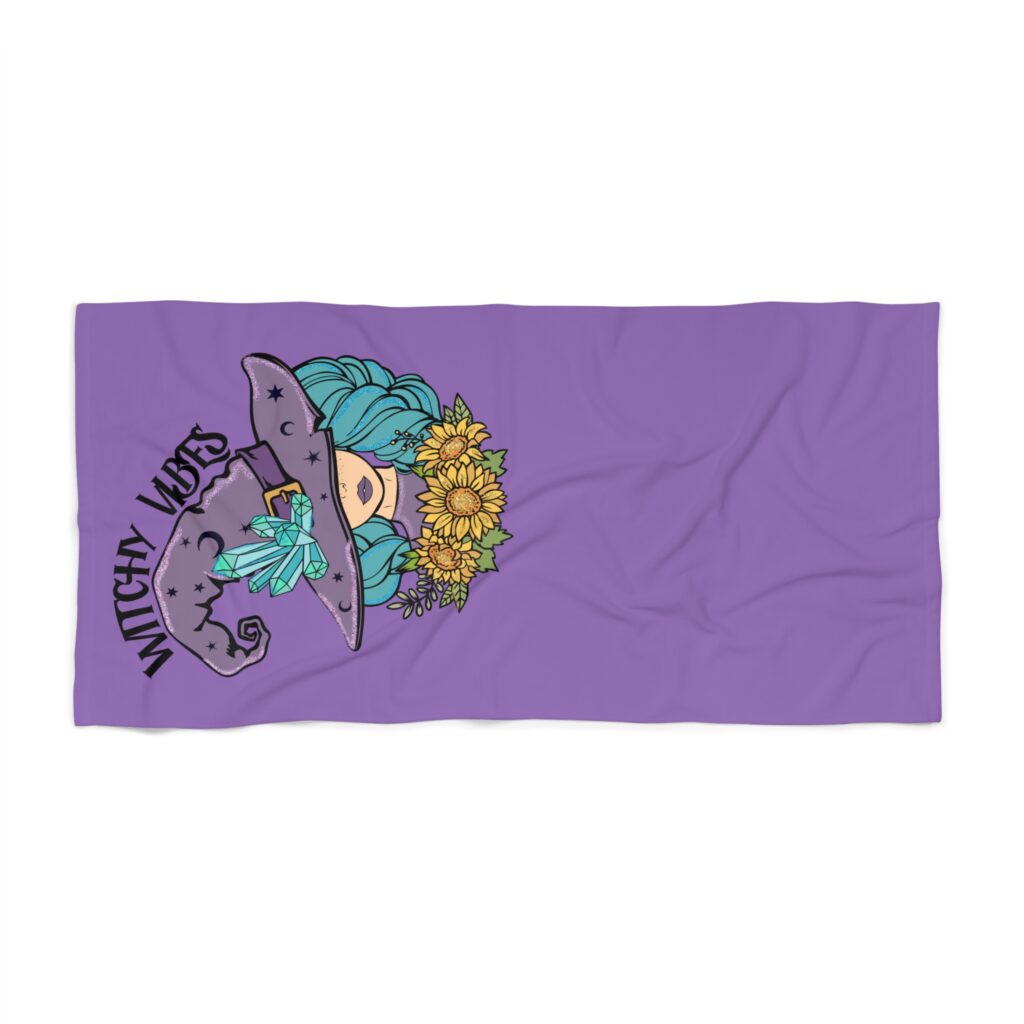 Witchy Vibe Beach Towel