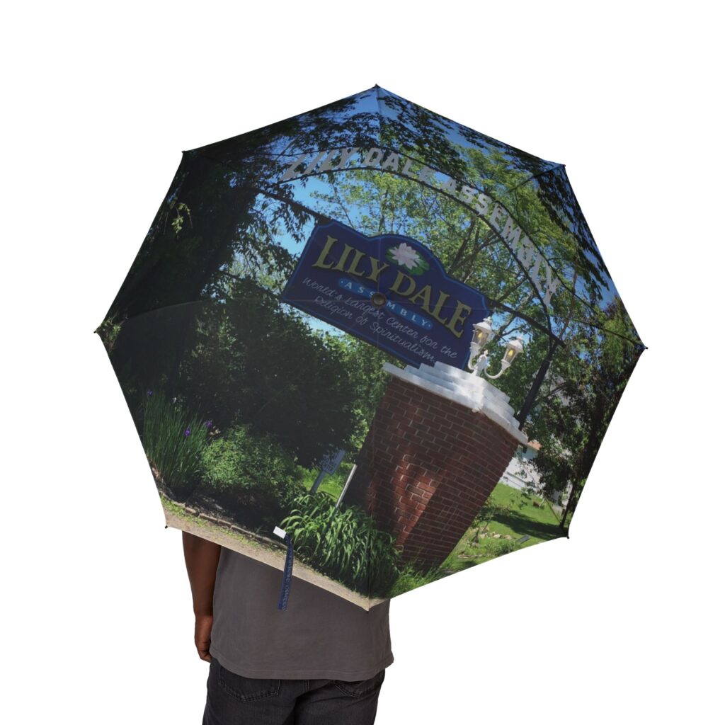 Lily Dale Front Gate Umbrella &ndash; Stylish Protection for Rainy Days