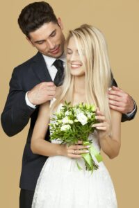 Image of a wedding couple