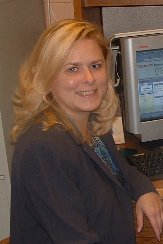 Image of author at the beginning of her journey