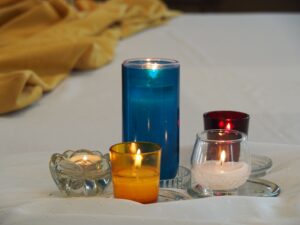 Image of several candles.