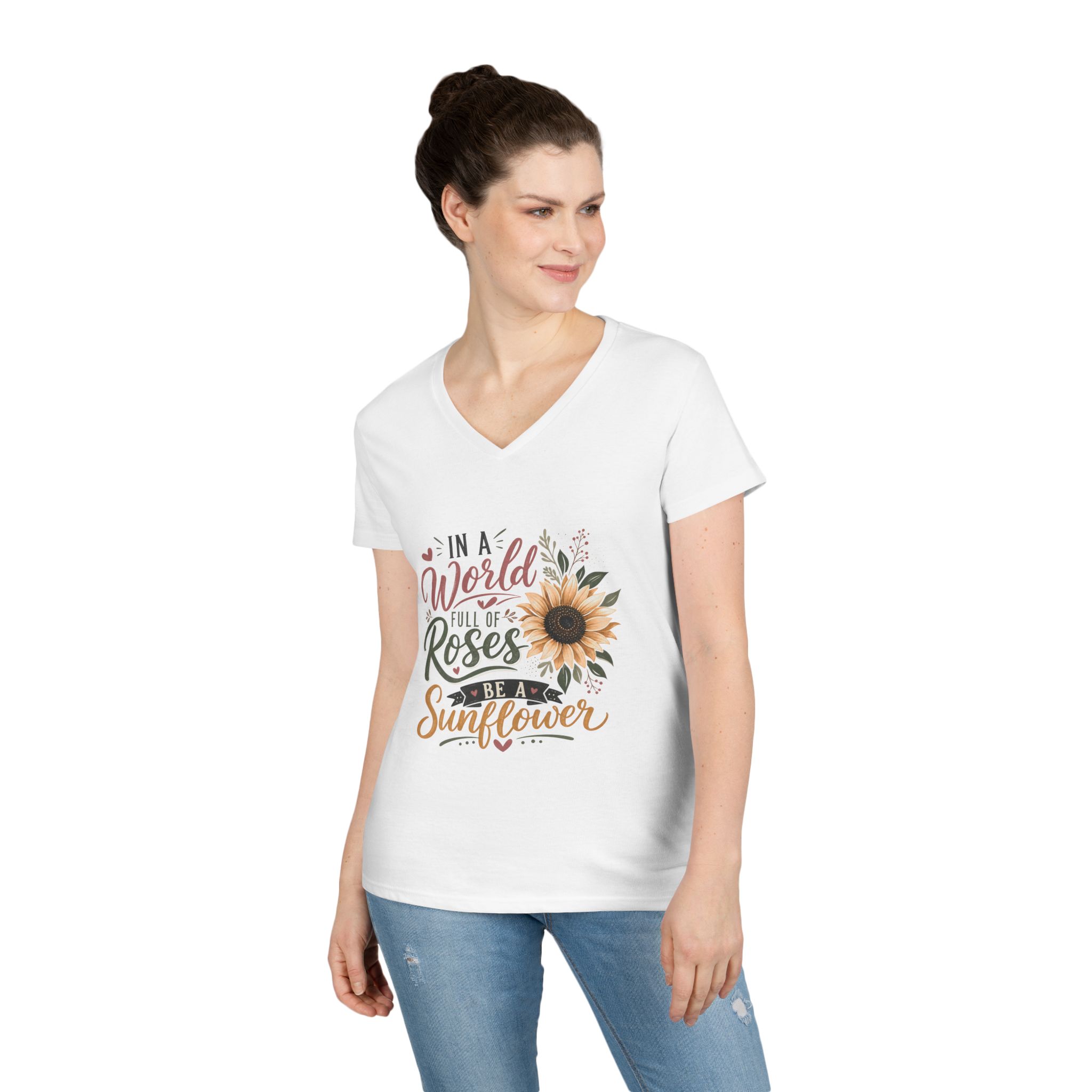 Copy of Happy Fall V-neck Shirts – V-Neck T-Shirt for Women