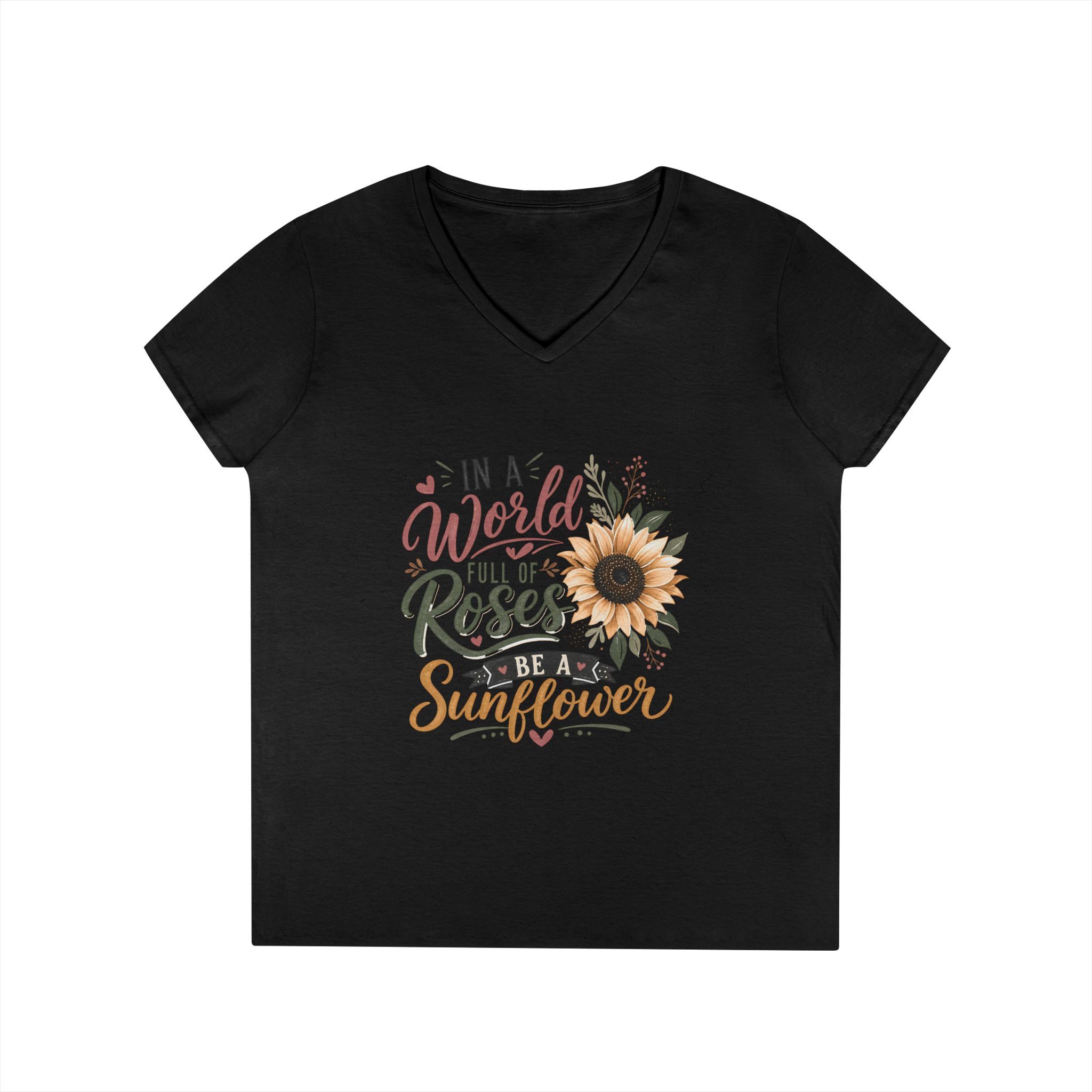 Copy of Happy Fall V-neck Shirts – V-Neck T-Shirt for Women - Image 7