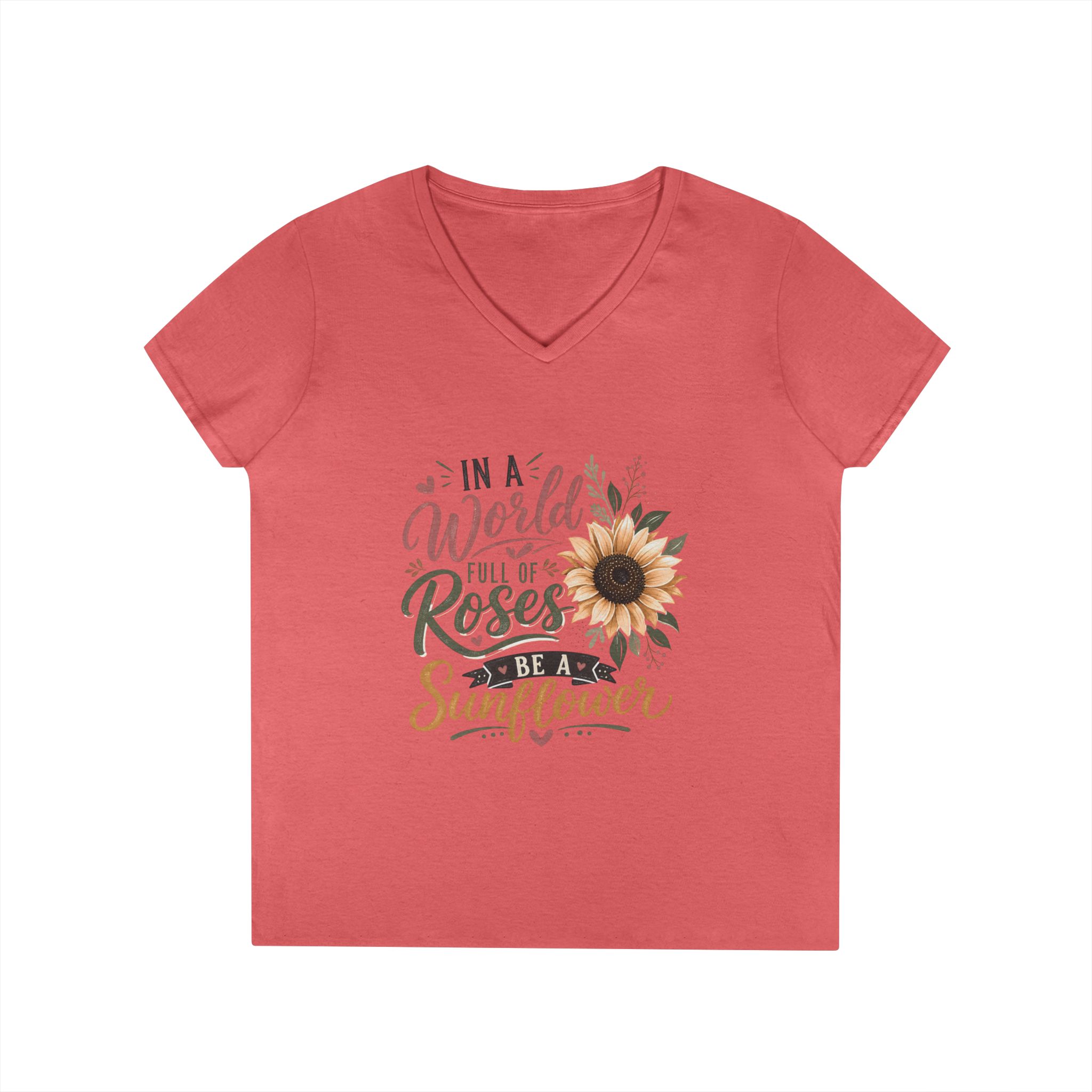 Copy of Happy Fall V-neck Shirts – V-Neck T-Shirt for Women - Image 4