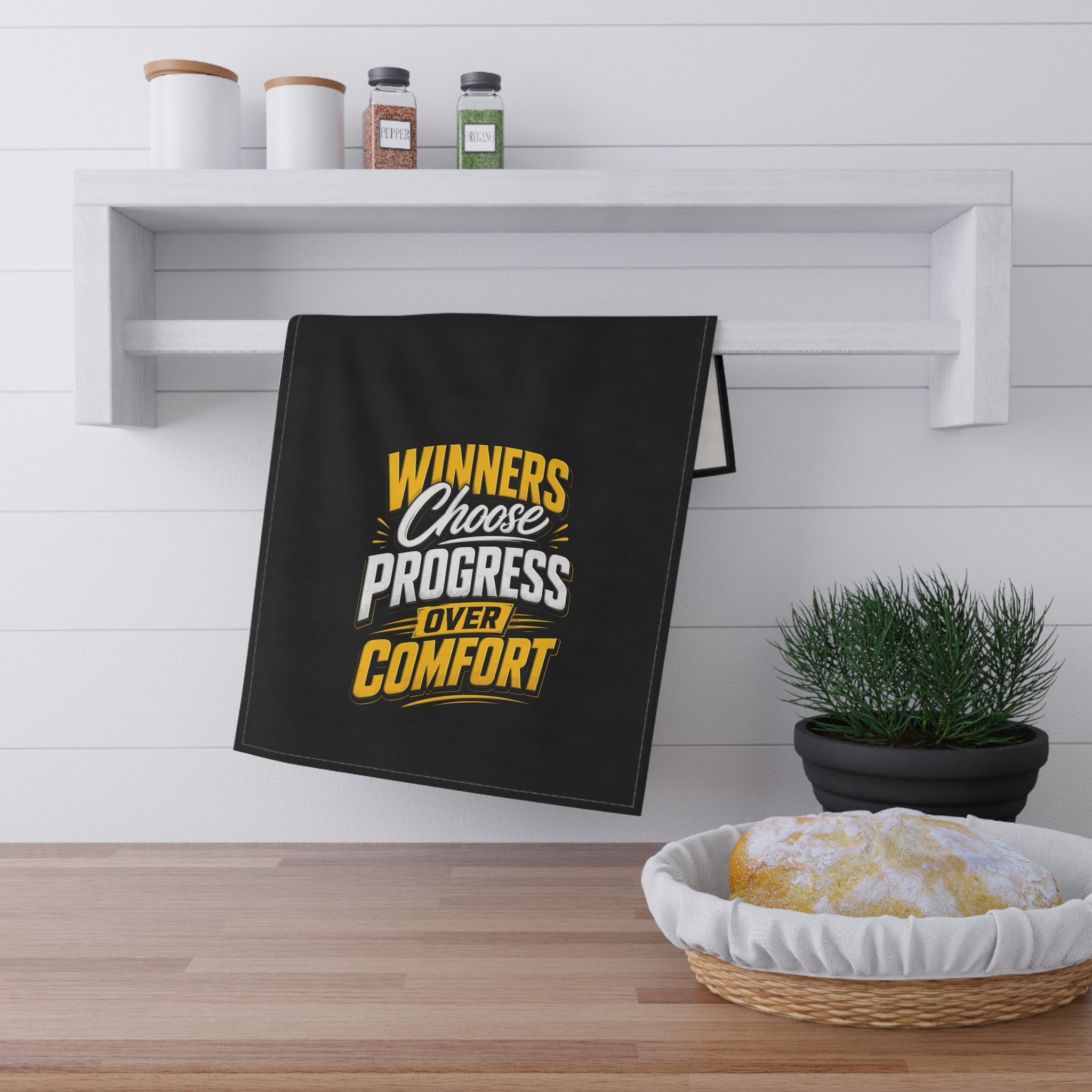 Copy of Believe in Yourself Floral Tea Towels – Brighten Your Kitchen Decor